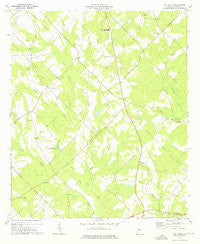 Five Points Georgia Historical topographic map, 1:24000 scale, 7.5 X 7.5 Minute, Year 1974