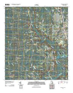 Folkston Georgia Historical topographic map, 1:24000 scale, 7.5 X 7.5 Minute, Year 2011