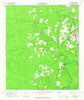 Folkston Georgia Historical topographic map, 1:24000 scale, 7.5 X 7.5 Minute, Year 1966