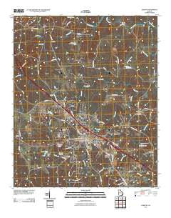 Forsyth Georgia Historical topographic map, 1:24000 scale, 7.5 X 7.5 Minute, Year 2011
