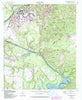 Fort Benning Georgia Historical topographic map, 1:24000 scale, 7.5 X 7.5 Minute, Year 1955