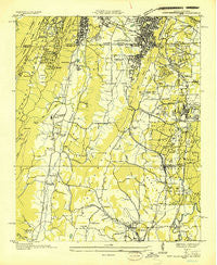 Fort Oglethorpe Georgia Historical topographic map, 1:24000 scale, 7.5 X 7.5 Minute, Year 1936