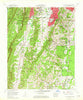 Fort Oglethorpe Georgia Historical topographic map, 1:24000 scale, 7.5 X 7.5 Minute, Year 1958