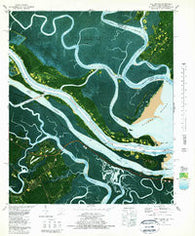 Fort Pulaski Georgia Historical topographic map, 1:24000 scale, 7.5 X 7.5 Minute, Year 1978