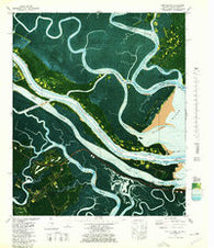 Fort Pulaski Georgia Historical topographic map, 1:24000 scale, 7.5 X 7.5 Minute, Year 1978