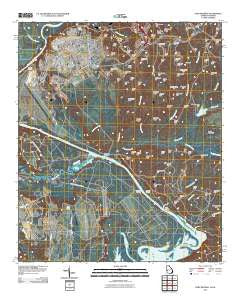 Fort Benning Georgia Historical topographic map, 1:24000 scale, 7.5 X 7.5 Minute, Year 2011