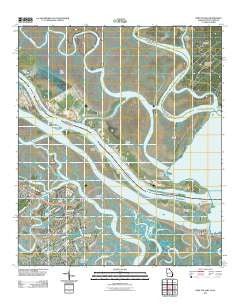 Fort Pulaski Georgia Historical topographic map, 1:24000 scale, 7.5 X 7.5 Minute, Year 2011