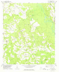 Four Points Georgia Historical topographic map, 1:24000 scale, 7.5 X 7.5 Minute, Year 1978