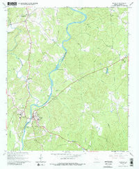 Franklin Georgia Historical topographic map, 1:24000 scale, 7.5 X 7.5 Minute, Year 1964