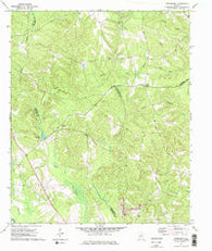 Friendship Georgia Historical topographic map, 1:24000 scale, 7.5 X 7.5 Minute, Year 1972