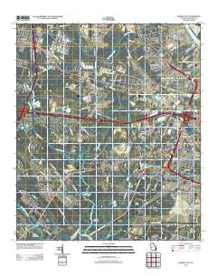 Garden City Georgia Historical topographic map, 1:24000 scale, 7.5 X 7.5 Minute, Year 2012