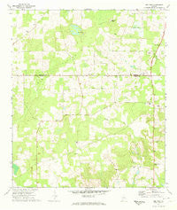 Gee Pond Georgia Historical topographic map, 1:24000 scale, 7.5 X 7.5 Minute, Year 1971