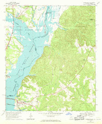 Georgetown Georgia Historical topographic map, 1:24000 scale, 7.5 X 7.5 Minute, Year 1967