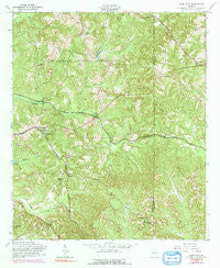 Glen Alta Georgia Historical topographic map, 1:24000 scale, 7.5 X 7.5 Minute, Year 1955