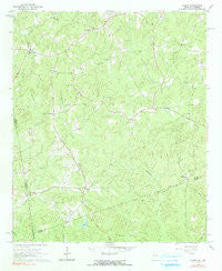 Glenn Georgia Historical topographic map, 1:24000 scale, 7.5 X 7.5 Minute, Year 1964