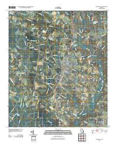 Glennville Georgia Historical topographic map, 1:24000 scale, 7.5 X 7.5 Minute, Year 2011