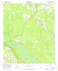 Glennville SW Georgia Historical topographic map, 1:24000 scale, 7.5 X 7.5 Minute, Year 1958