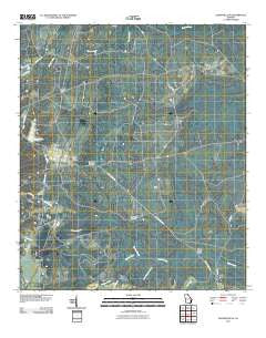 Glennville NE Georgia Historical topographic map, 1:24000 scale, 7.5 X 7.5 Minute, Year 2011