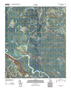Glennville SW Georgia Historical topographic map, 1:24000 scale, 7.5 X 7.5 Minute, Year 2011
