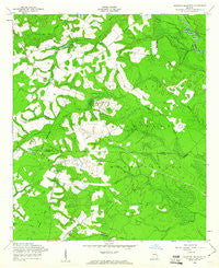 Glissons Millpond Georgia Historical topographic map, 1:24000 scale, 7.5 X 7.5 Minute, Year 1958