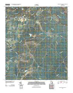 Glissons Millpond Georgia Historical topographic map, 1:24000 scale, 7.5 X 7.5 Minute, Year 2011