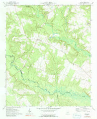 Grange Georgia Historical topographic map, 1:24000 scale, 7.5 X 7.5 Minute, Year 1972