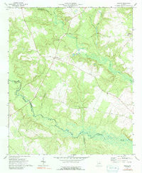 Grange Georgia Historical topographic map, 1:24000 scale, 7.5 X 7.5 Minute, Year 1972