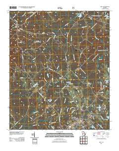 Gray Georgia Historical topographic map, 1:24000 scale, 7.5 X 7.5 Minute, Year 2011