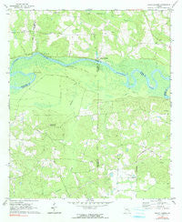 Grays Landing Georgia Historical topographic map, 1:24000 scale, 7.5 X 7.5 Minute, Year 1970