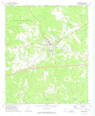 Greensboro Georgia Historical topographic map, 1:24000 scale, 7.5 X 7.5 Minute, Year 1972