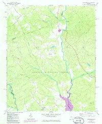 Greshamville Georgia Historical topographic map, 1:24000 scale, 7.5 X 7.5 Minute, Year 1972
