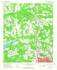 Griffin North Georgia Historical topographic map, 1:24000 scale, 7.5 X 7.5 Minute, Year 1965