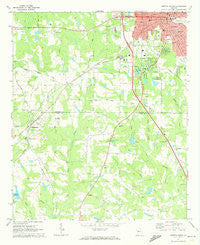 Griffin South Georgia Historical topographic map, 1:24000 scale, 7.5 X 7.5 Minute, Year 1971