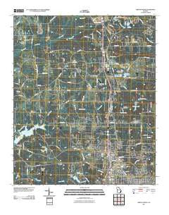 Griffin North Georgia Historical topographic map, 1:24000 scale, 7.5 X 7.5 Minute, Year 2011