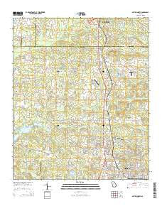 Griffin North Georgia Current topographic map, 1:24000 scale, 7.5 X 7.5 Minute, Year 2014