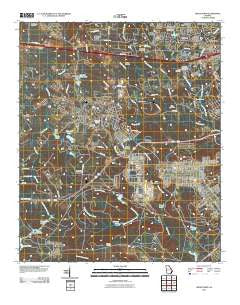Grovetown Georgia Historical topographic map, 1:24000 scale, 7.5 X 7.5 Minute, Year 2011