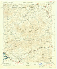 Gumlog Georgia Historical topographic map, 1:24000 scale, 7.5 X 7.5 Minute, Year 1942