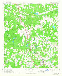 Hampton Georgia Historical topographic map, 1:24000 scale, 7.5 X 7.5 Minute, Year 1965