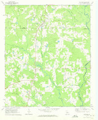 Haralson Georgia Historical topographic map, 1:24000 scale, 7.5 X 7.5 Minute, Year 1971