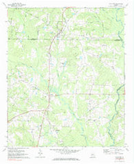 Haralson Georgia Historical topographic map, 1:24000 scale, 7.5 X 7.5 Minute, Year 1971