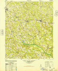 Harlem Georgia Historical topographic map, 1:62500 scale, 15 X 15 Minute, Year 1948