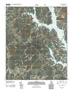 Harmony Georgia Historical topographic map, 1:24000 scale, 7.5 X 7.5 Minute, Year 2011