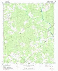 Harmony Georgia Historical topographic map, 1:24000 scale, 7.5 X 7.5 Minute, Year 1972