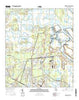 Harrietts Bluff Georgia Current topographic map, 1:24000 scale, 7.5 X 7.5 Minute, Year 2014