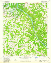 Hartwell Dam Georgia Historical topographic map, 1:24000 scale, 7.5 X 7.5 Minute, Year 1959