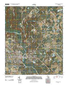 Hawkinsville Georgia Historical topographic map, 1:24000 scale, 7.5 X 7.5 Minute, Year 2011