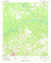 Hazlehurst North Georgia Historical topographic map, 1:24000 scale, 7.5 X 7.5 Minute, Year 1971