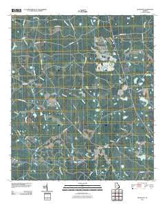 Headlight Georgia Historical topographic map, 1:24000 scale, 7.5 X 7.5 Minute, Year 2011