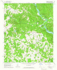 Heardmont Georgia Historical topographic map, 1:24000 scale, 7.5 X 7.5 Minute, Year 1964