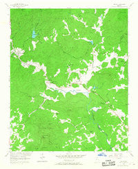 Helen Georgia Historical topographic map, 1:24000 scale, 7.5 X 7.5 Minute, Year 1957